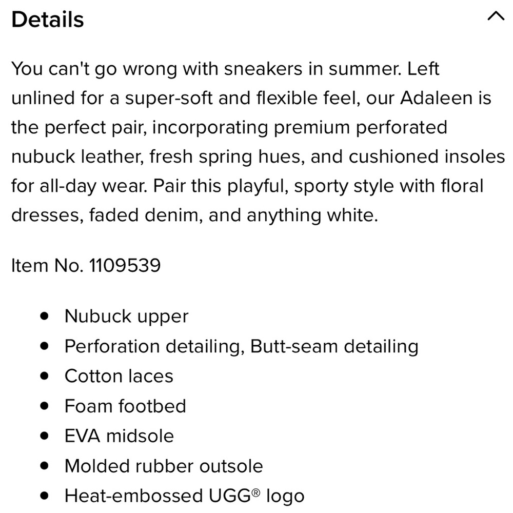 UGG Adaleen Women’s Suede Sneakers - 10 - Picture 10 of 10
